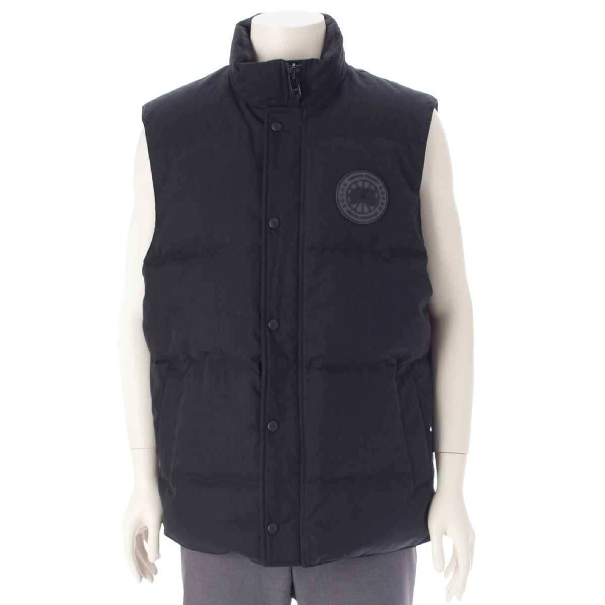 CANADA GOOSE Cotton x nylon logo Down vest 2081MB2 black L