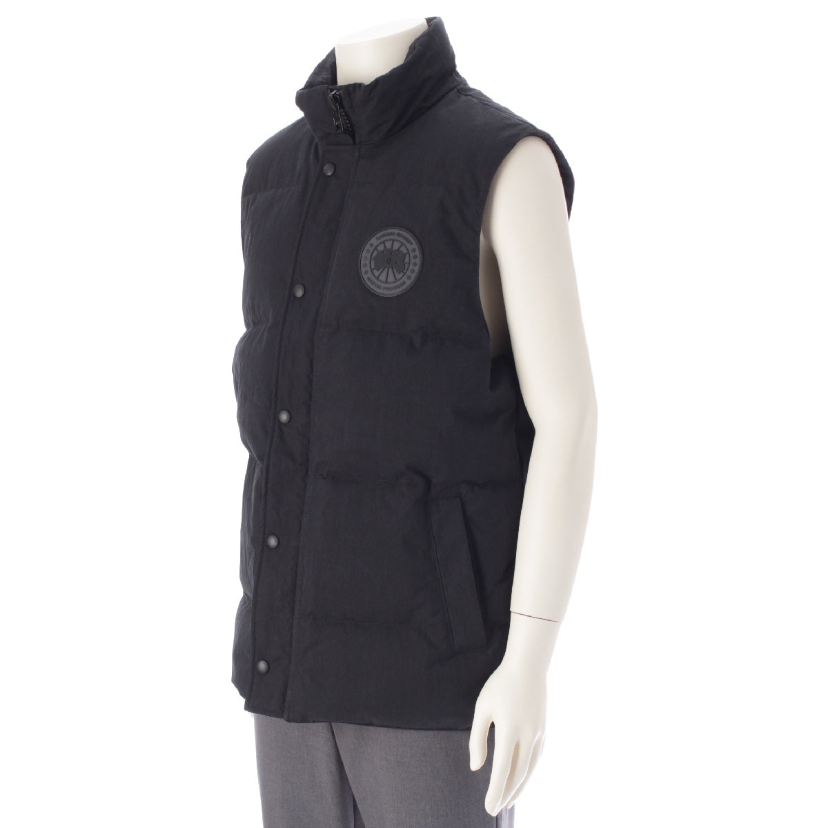 CANADA GOOSE Cotton x nylon logo Down vest 2081MB2 black L