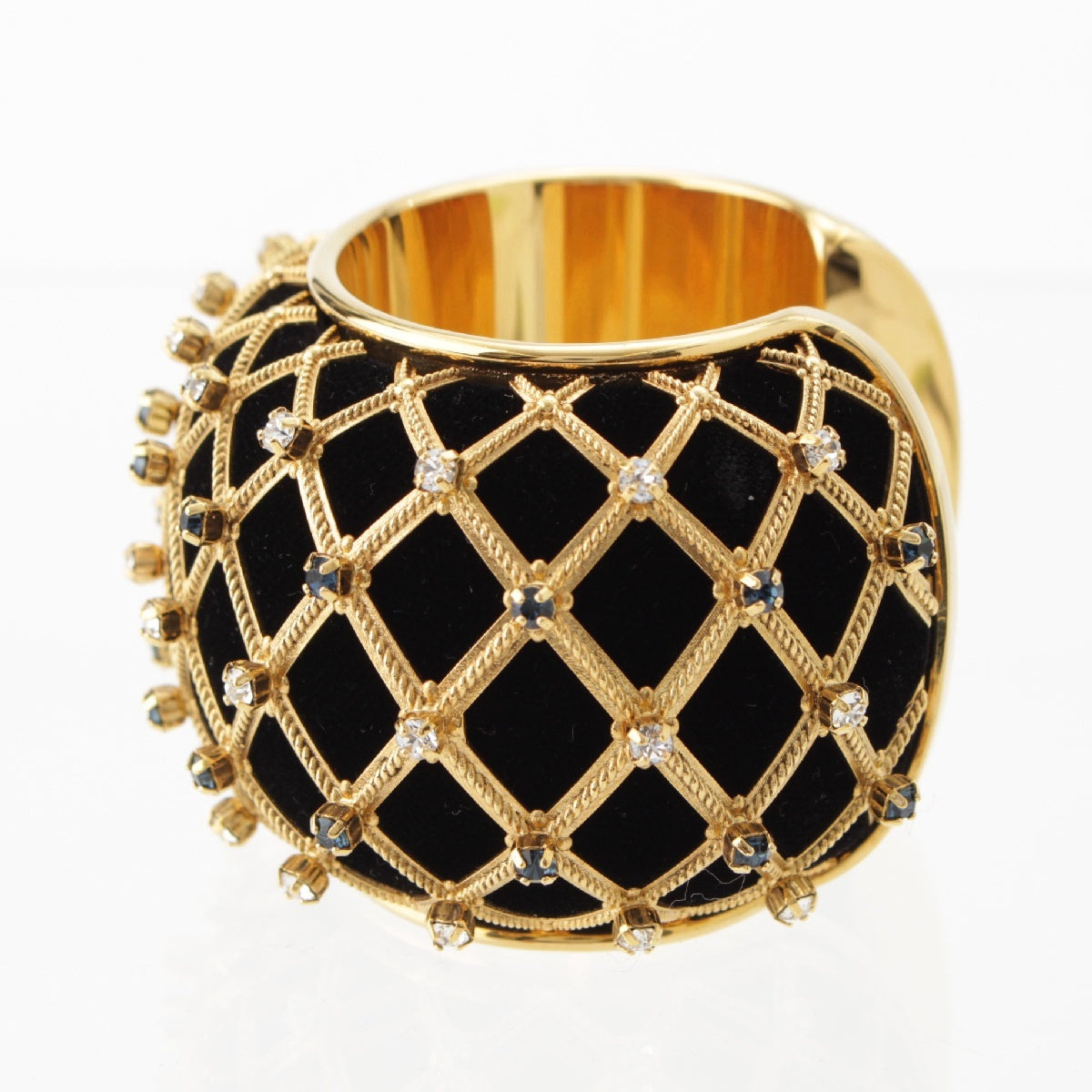 SAINT LAURENT 23 years GP Gold Opium Anthony Vaccarello Decoration Bangle Accessories Bracelets Gold black