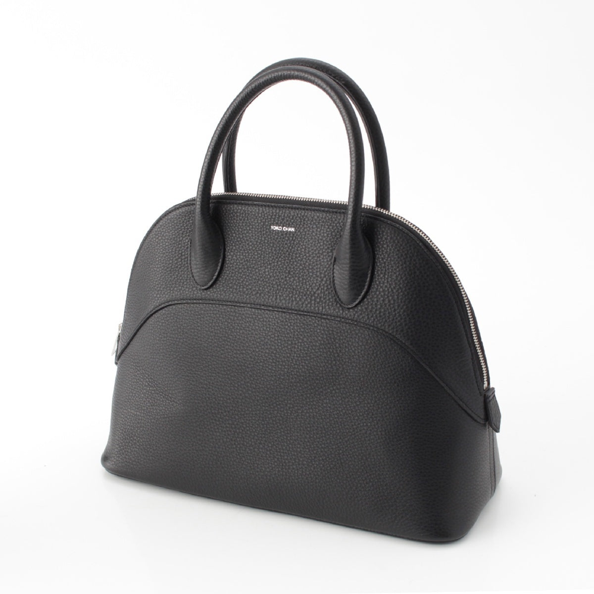 YOKO CHAN leather Round bag Handbag YLA-319-014 black