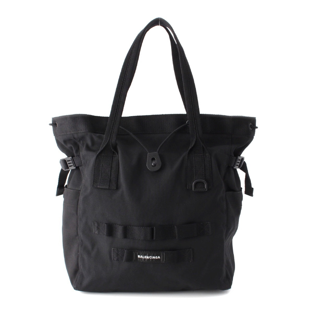 BALENCIAGA army Nylon Logo 2way Handbag 644040 black