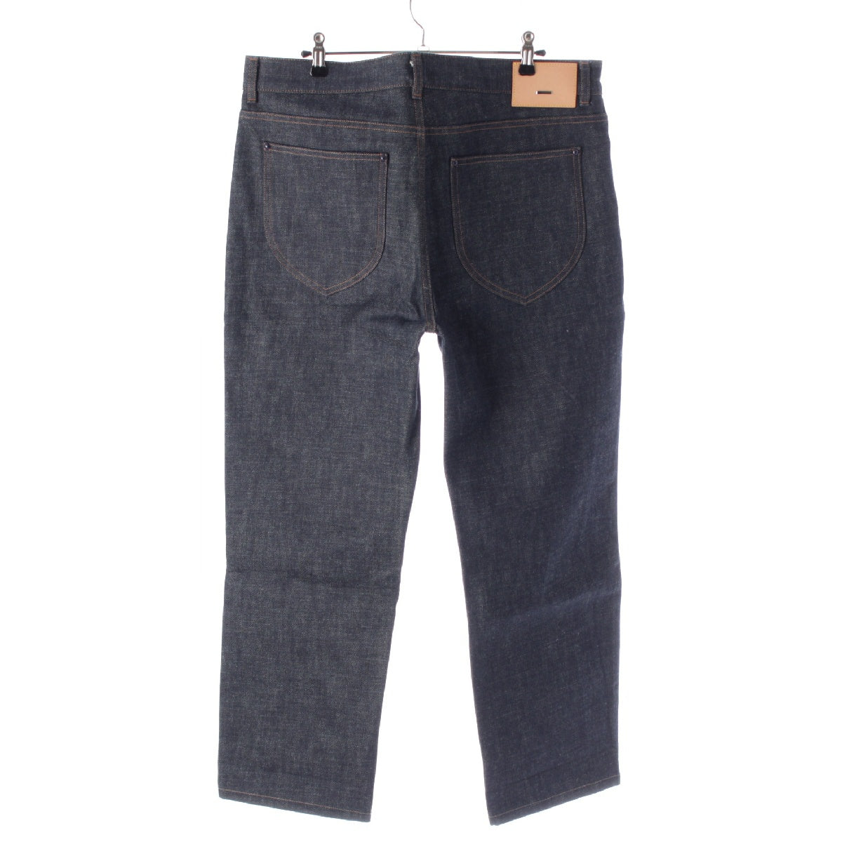 LOUIS VUITTON Cotton denim Cowhide tag with yellow stitching Pants Regular Pants Bottoms HID80WDK0 1A5VTF blue 34