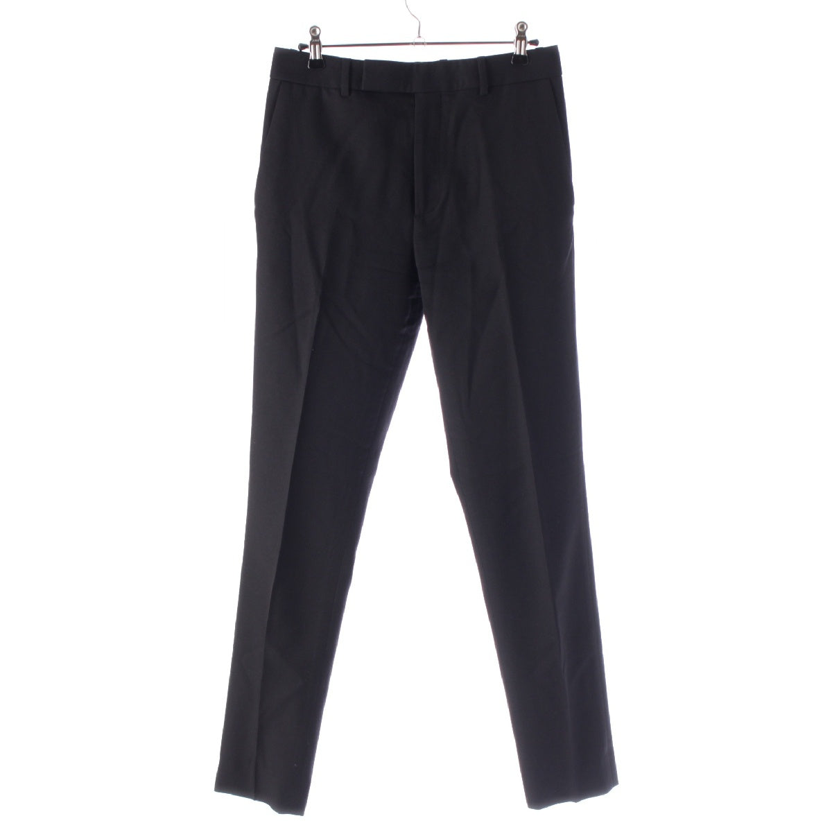 CELINE Wool gabardine Classic Slacks Pants Bottoms 2PD85650D black 44