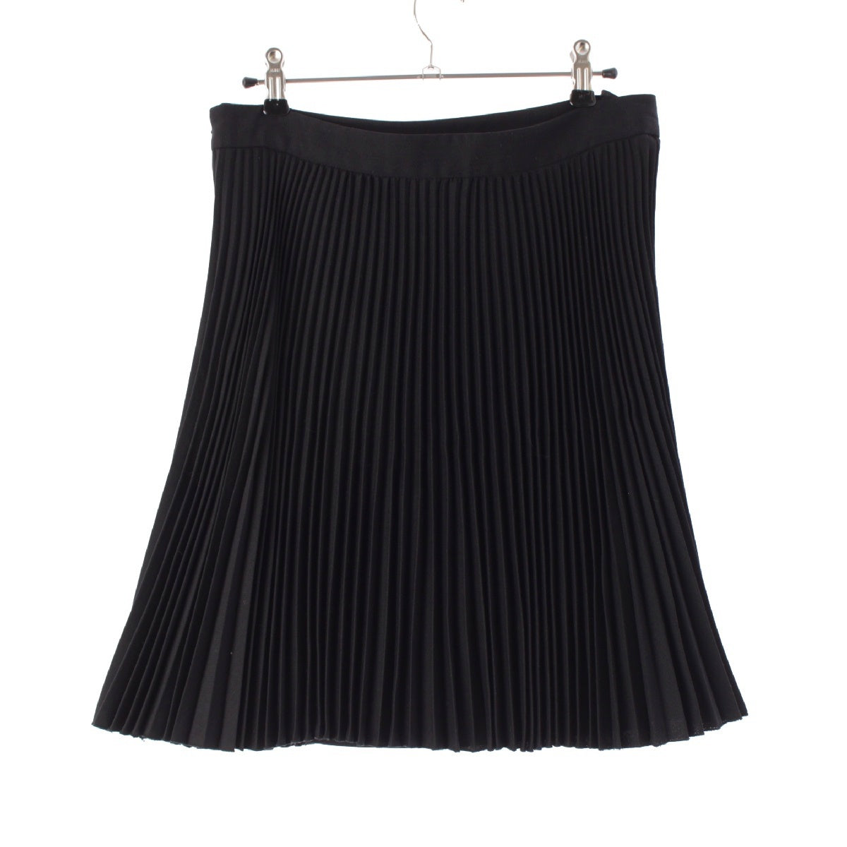 VALENTINO wool Pleated Mini skirt black 42