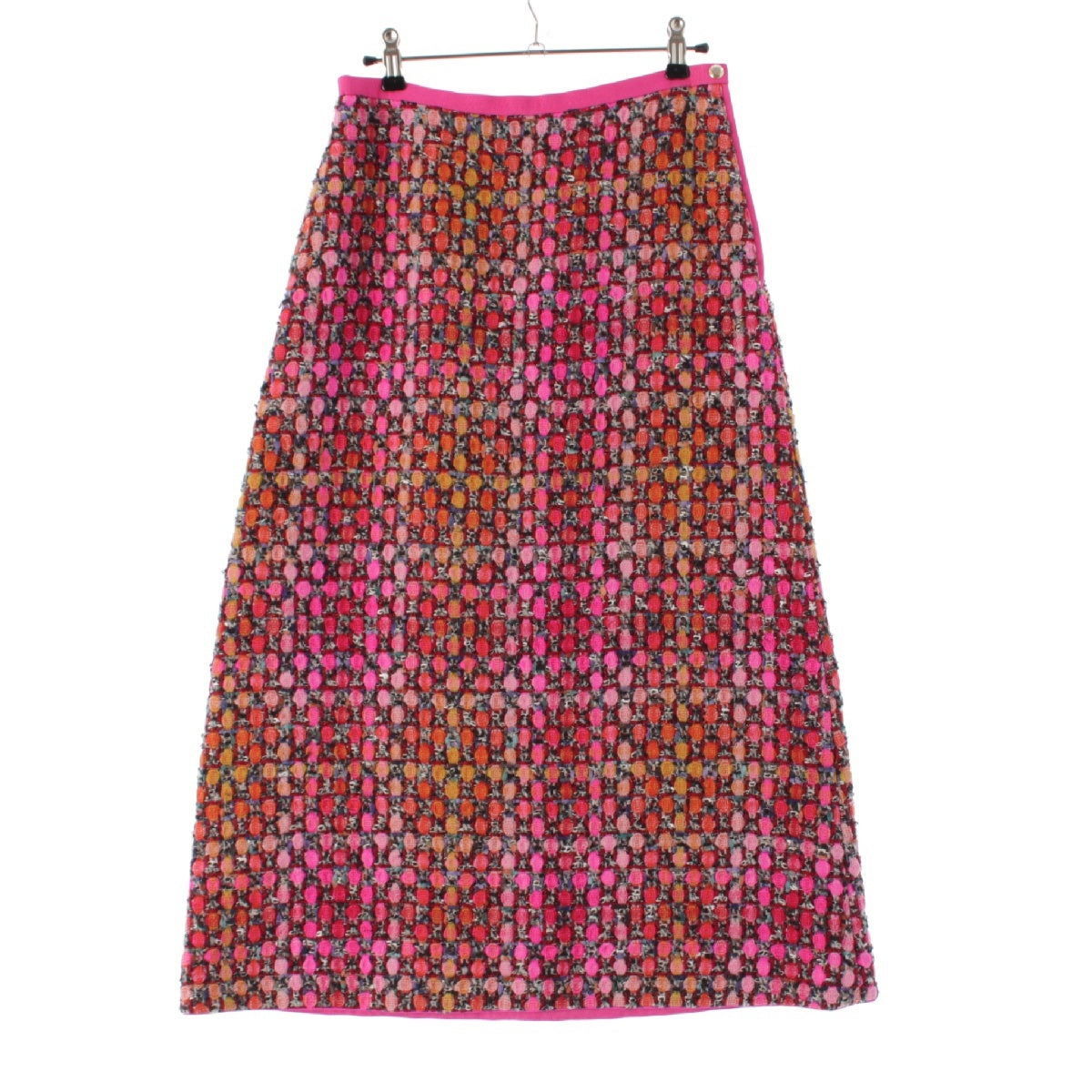 Drawer 22AW winter1 wool Mixed Tweed skirt Bottoms 6524-299-1660 Magenta 36