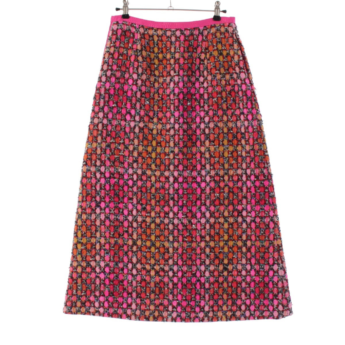 Drawer 22AW winter1 wool Mixed Tweed skirt Bottoms 6524-299-1660 Magenta 36