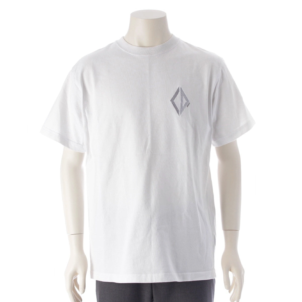 Dior CD Diamond relaxed fit cotton Short sleeve T-shirt Tops cut 313J696D0554 white L