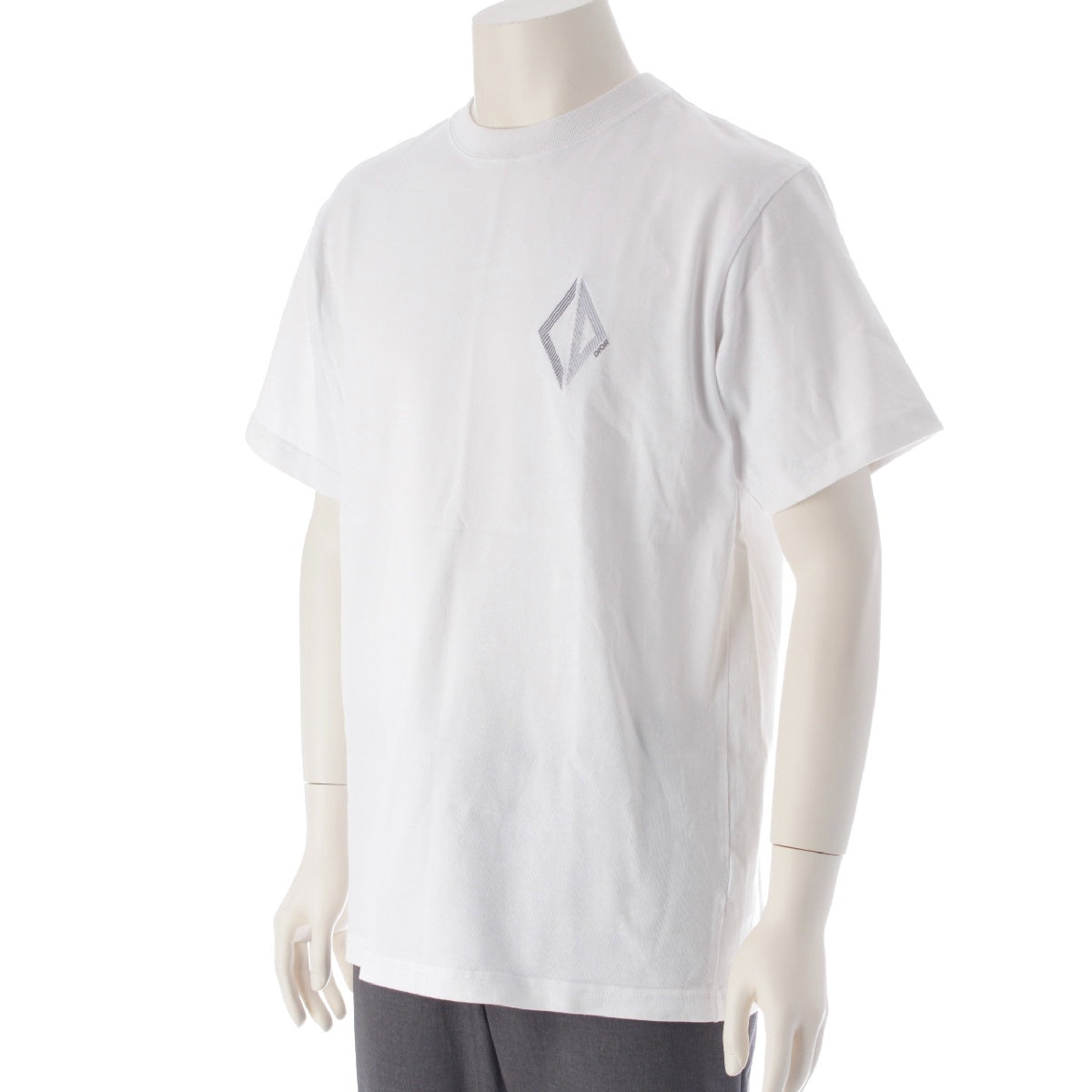 Dior CD Diamond relaxed fit cotton Short sleeve T-shirt Tops cut 313J696D0554 white L