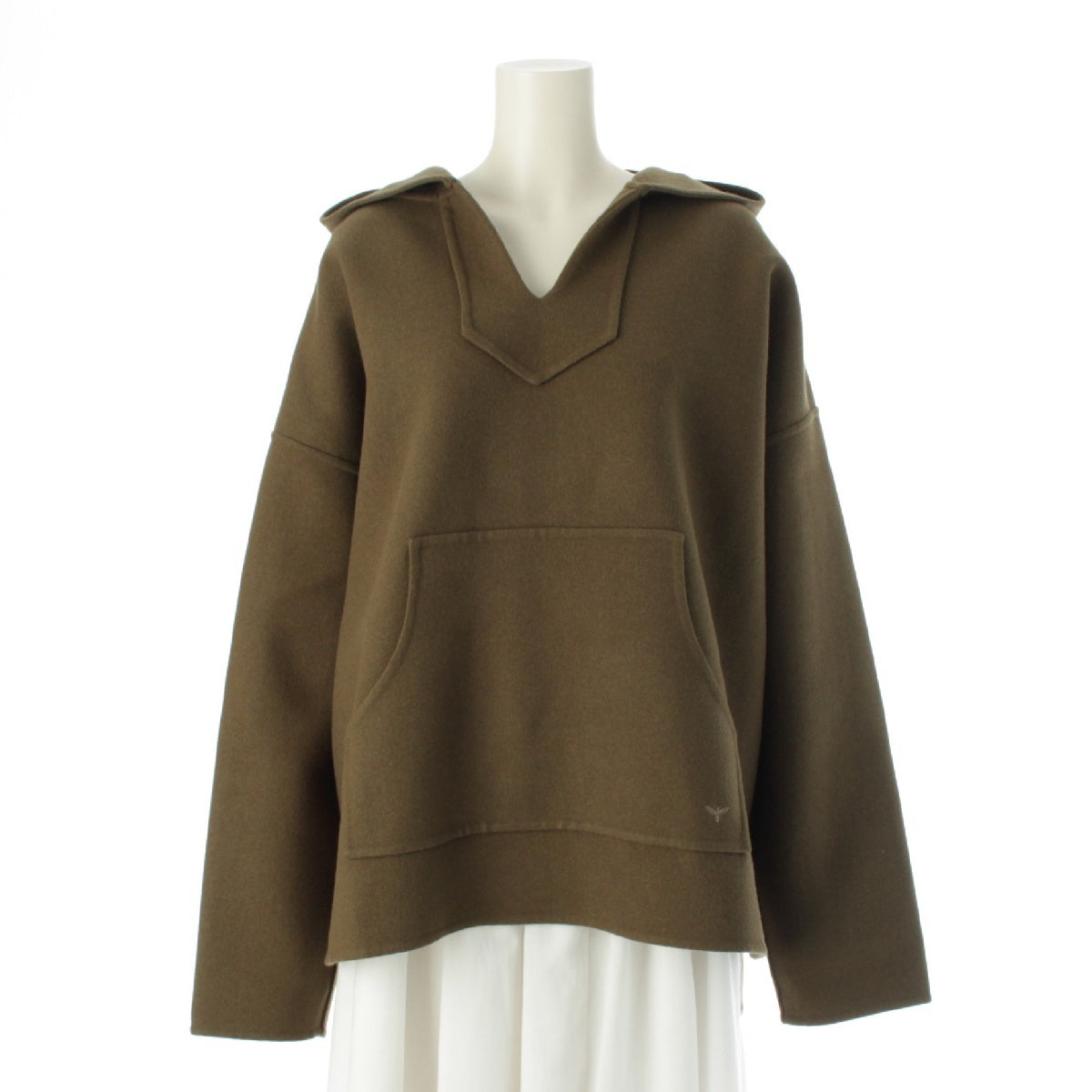 MADISON BLUE 21AW wool RV MEXICAN PARKA MELTON Melton Mexican Parker MB214-1013 khaki 02