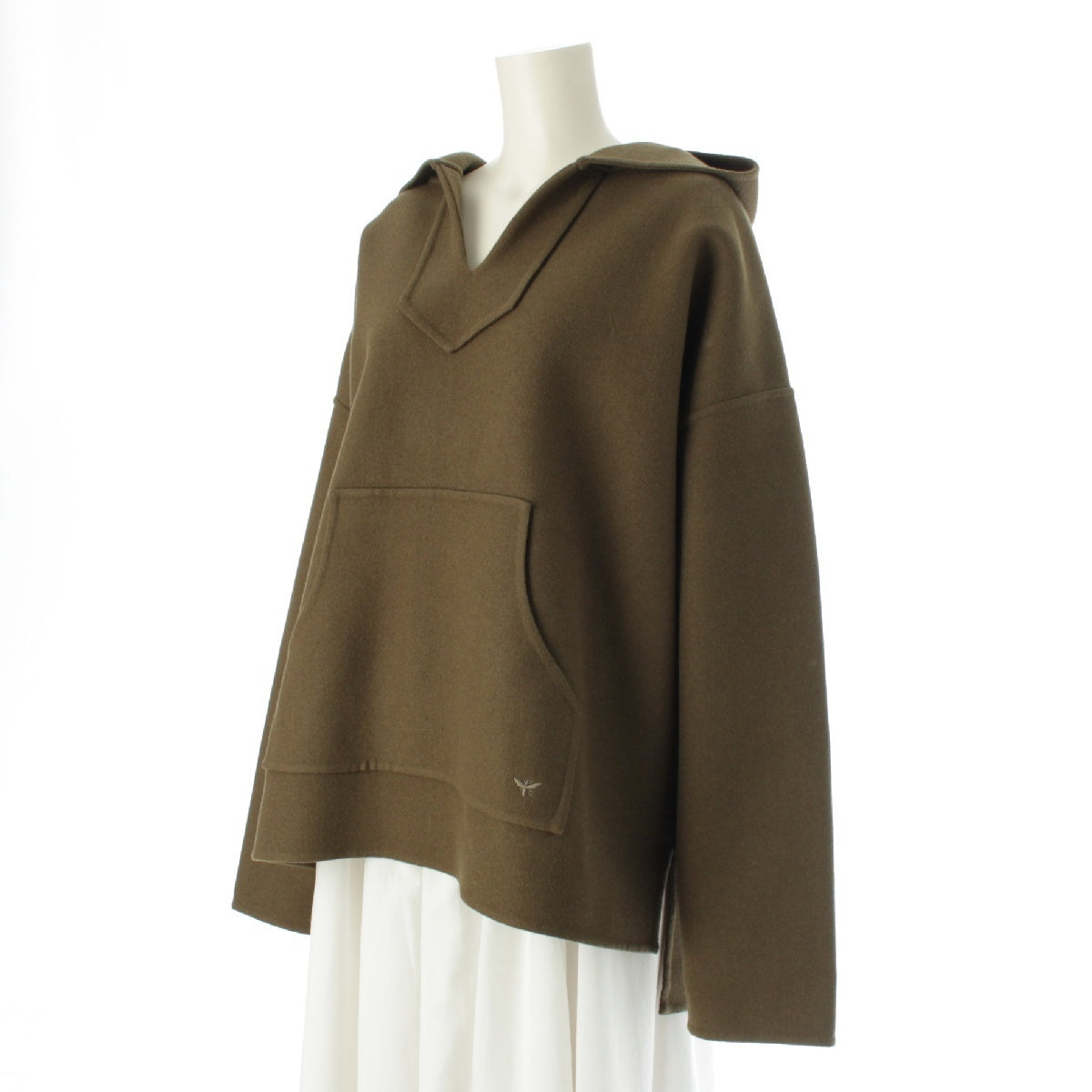 MADISON BLUE 21AW wool RV MEXICAN PARKA MELTON Melton Mexican Parker MB214-1013 khaki 02