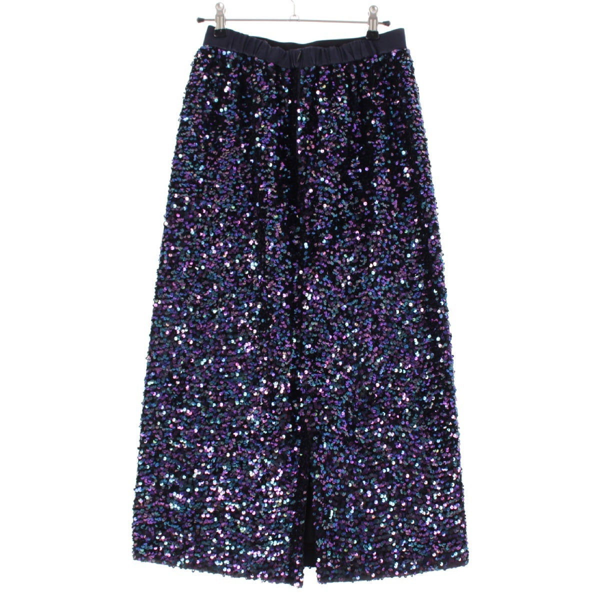 Drawer Silk Sequins Elastic waist long skirt Bottoms 6524-299-1771 multicolor 36