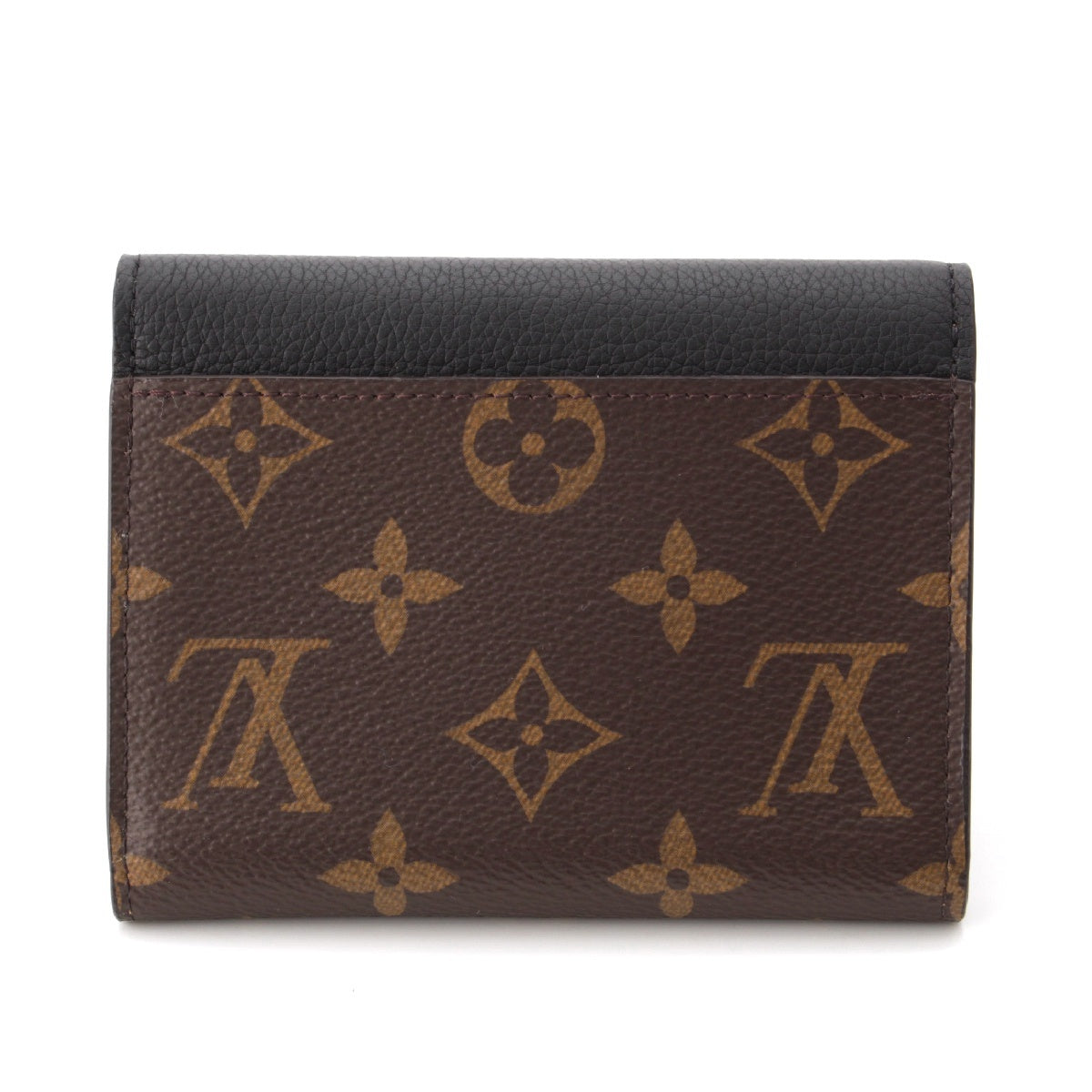 LOUIS VUITTON Monogram Portefeuille Victorine Canvas Leather Calf Leather Turn lock Tri-fold wallet Compact wallet M82640 Brown Black Gold Metal