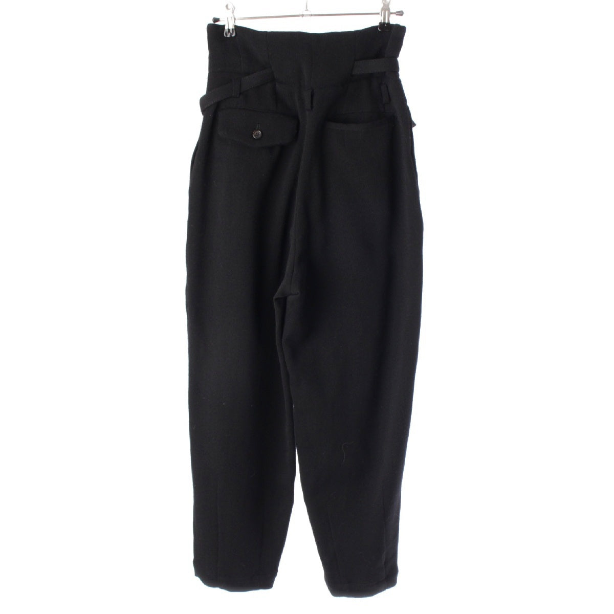 COMME des GARCONS AD1989 wool Vintage 2-pleat belted Pants Bottoms Slacks GP-05015S black S