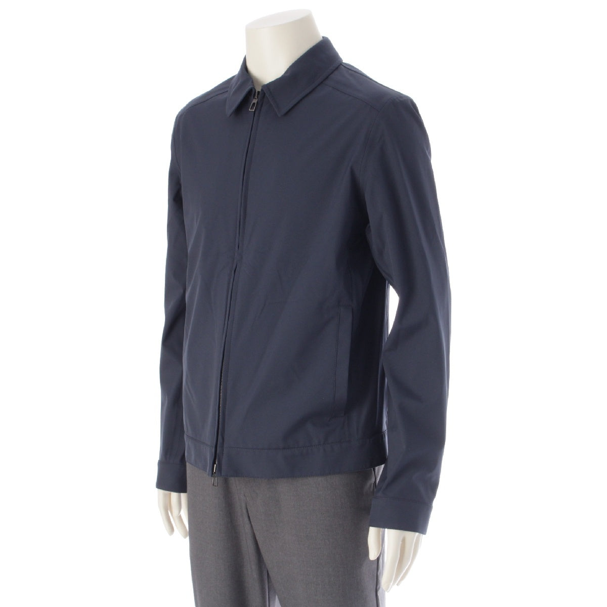 Loro Piana Nylon Microfiber Storm System Blouson Jacket outerwear FAF8297 Navy S