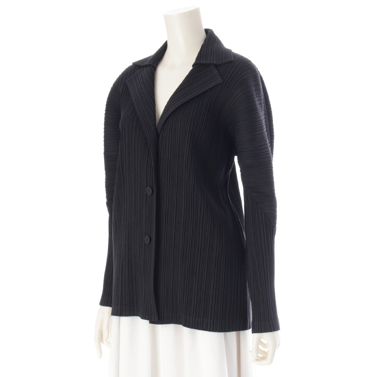 PLEATS PLEASE ISSEY  single tailored jacket Shirts Blouses Tops PP41-JD604 black 3