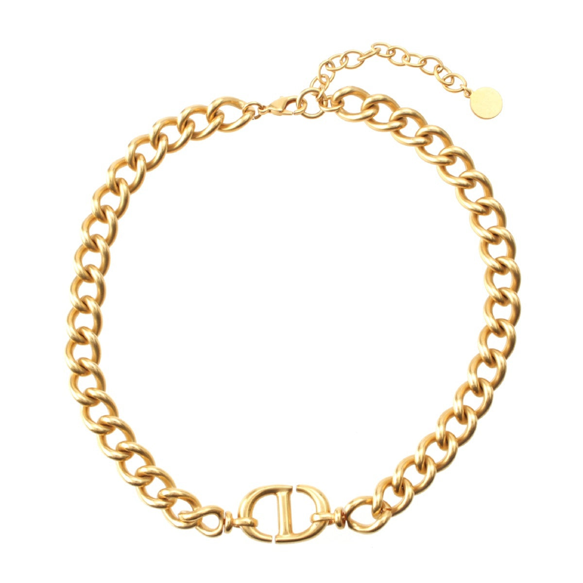 Christian Dior GP Gold CD logo bracelet Accessory Jewelry gold