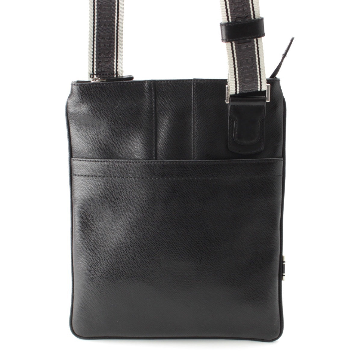 Salvatore Ferragamo leather Logo strap Shoulder Bag black