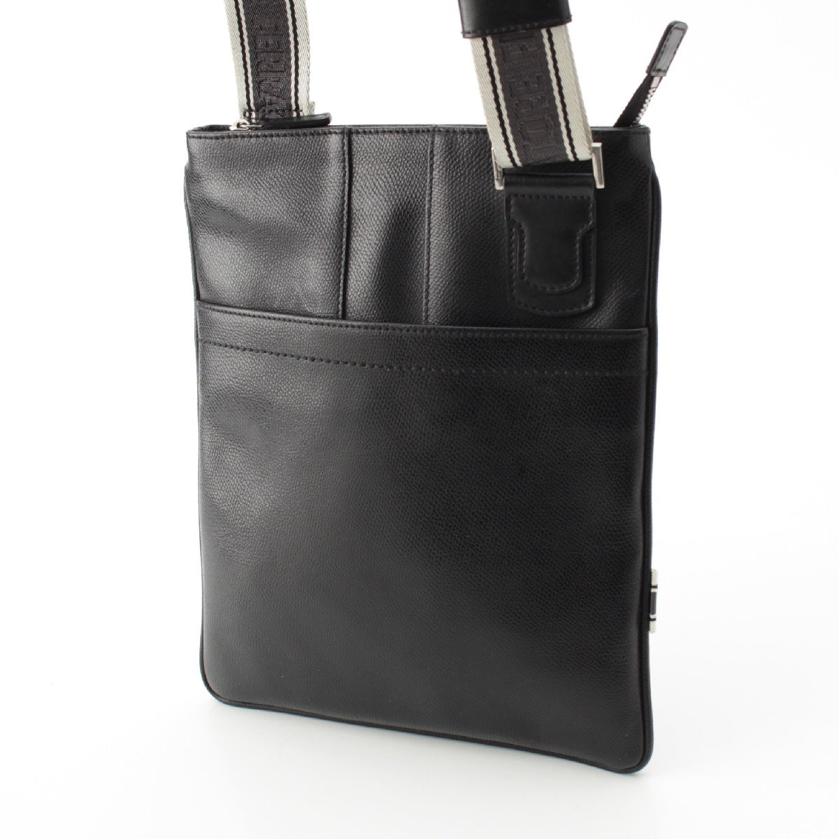 Salvatore Ferragamo leather Logo strap Shoulder Bag black