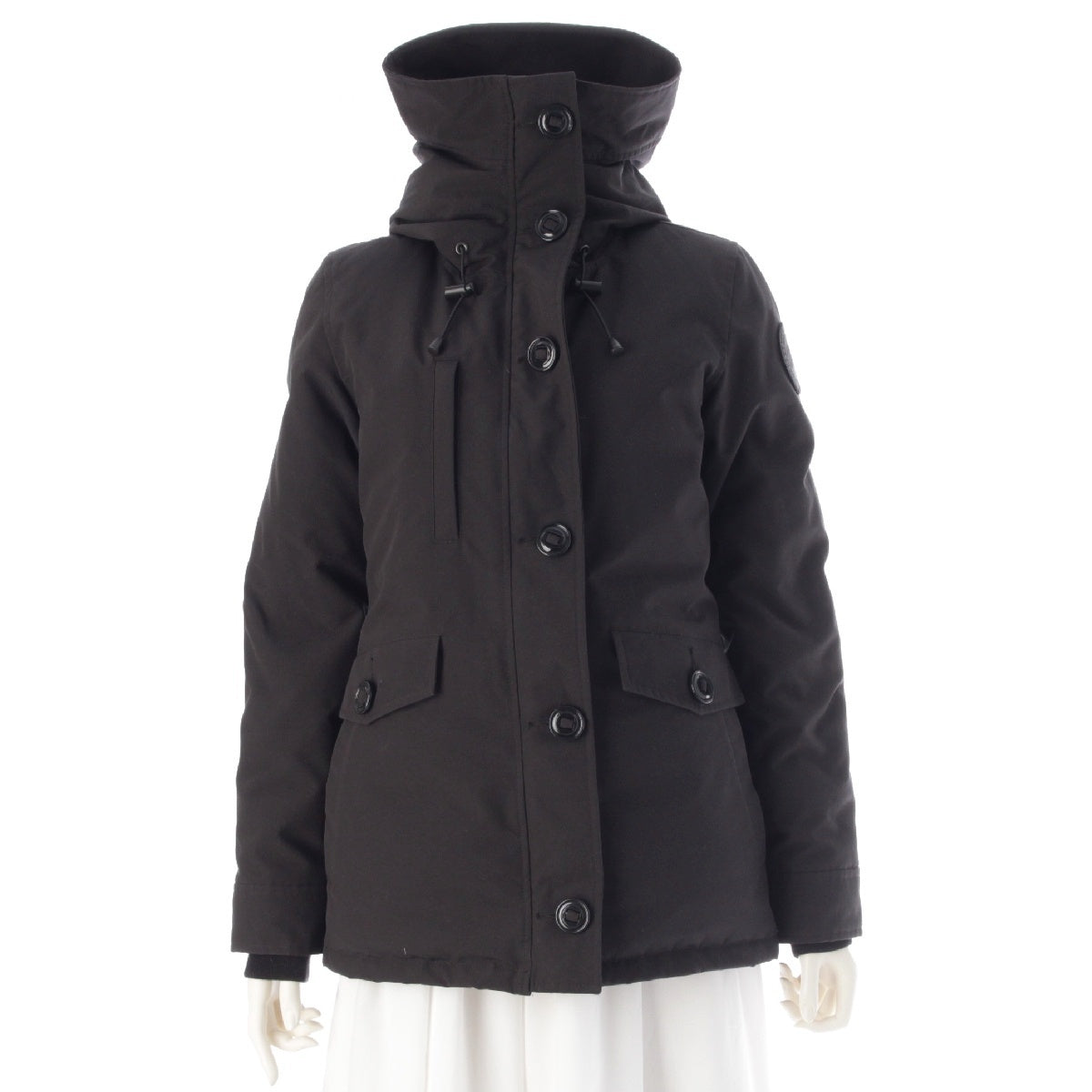 CANADA GOOSE RIDEAU PARKA cotton hood Down jacket outer 3800LB black XS