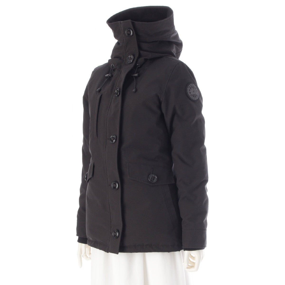 CANADA GOOSE RIDEAU PARKA cotton hood Down jacket outer 3800LB black XS