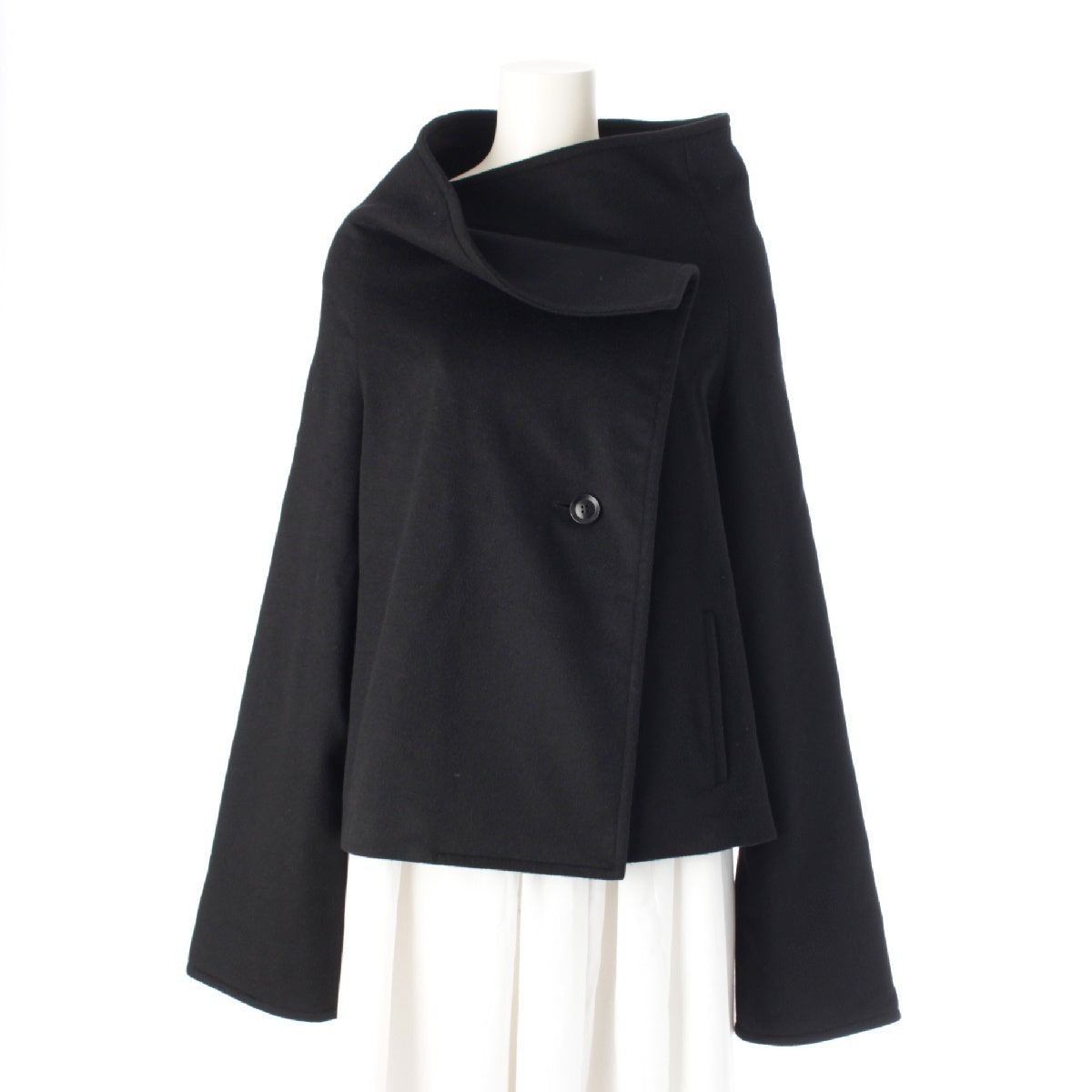 Y's 18AW Youji Yamamoto cashmere Deformation Blouson outer YF-J12-122 black 2