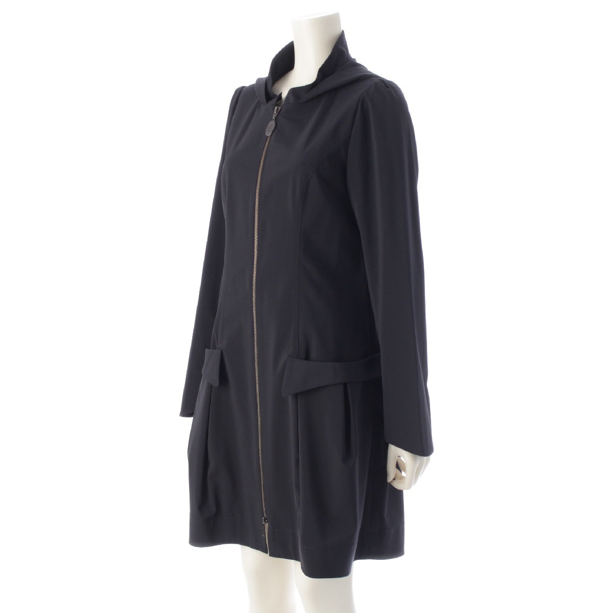 FOXEY Hooded raincoat outer 33503 Navy 38