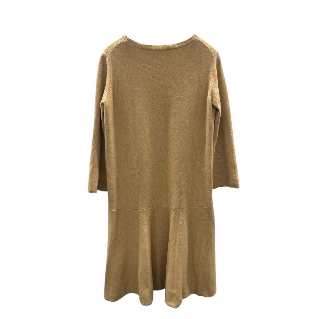 MYLAN Crew neck cashmere knit dress MY15AW-KR006 Beige one piece
