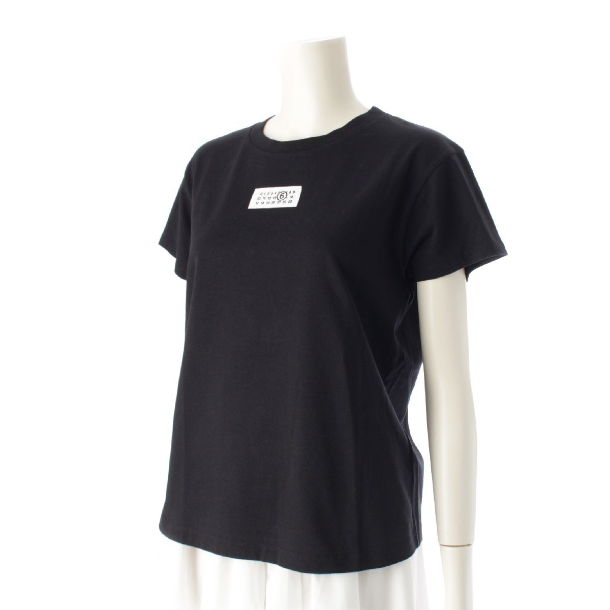 MM6 24AW Maison Margiela cotton Calendar logo Short sleeve T-shirt Cut Top black M