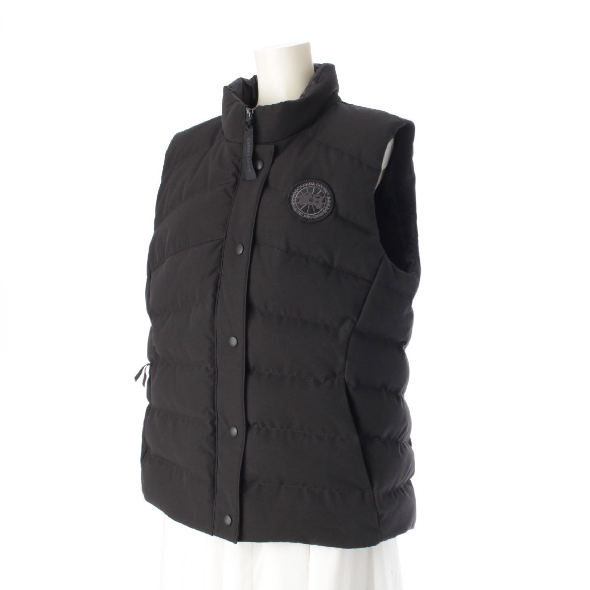 CANADA GOOSE Black label FREESTYLE Freestyle Logo patch Down vest Jacket outerwear 2836LB black L