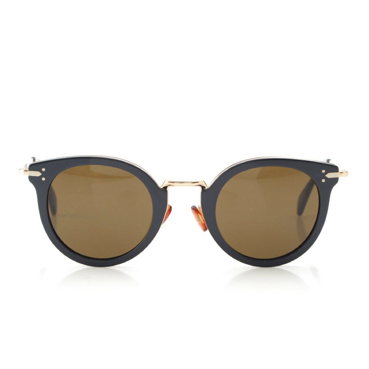 CELINE logo sunglasses Eyewear CL41373 Navy gold