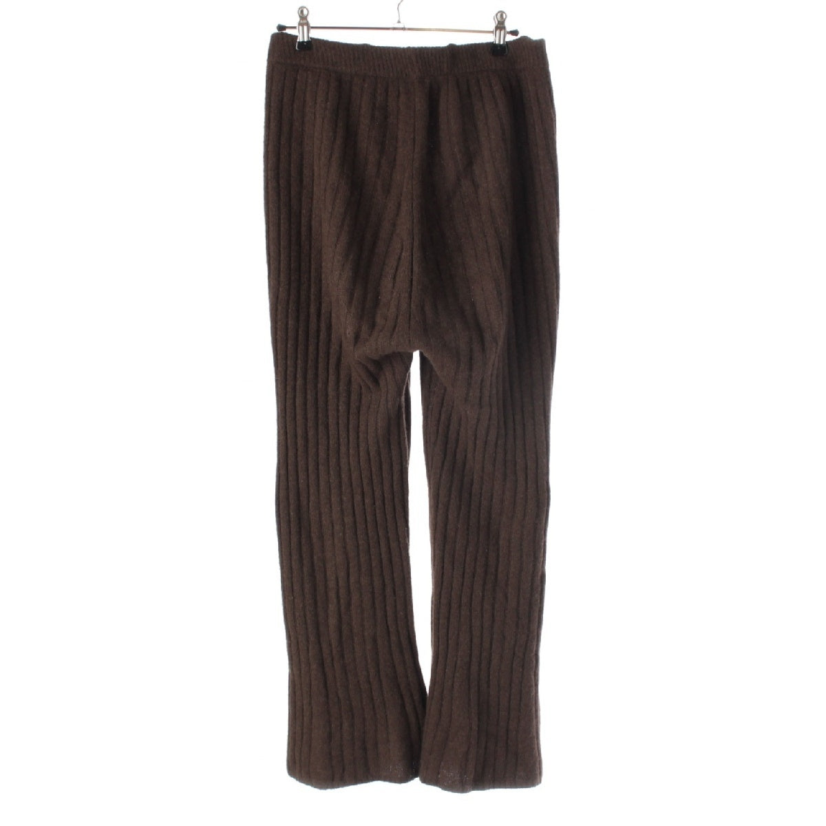 ETRE TOKYO yak Flared ribbed knit Pants Bottoms 1223620063 Brown M
