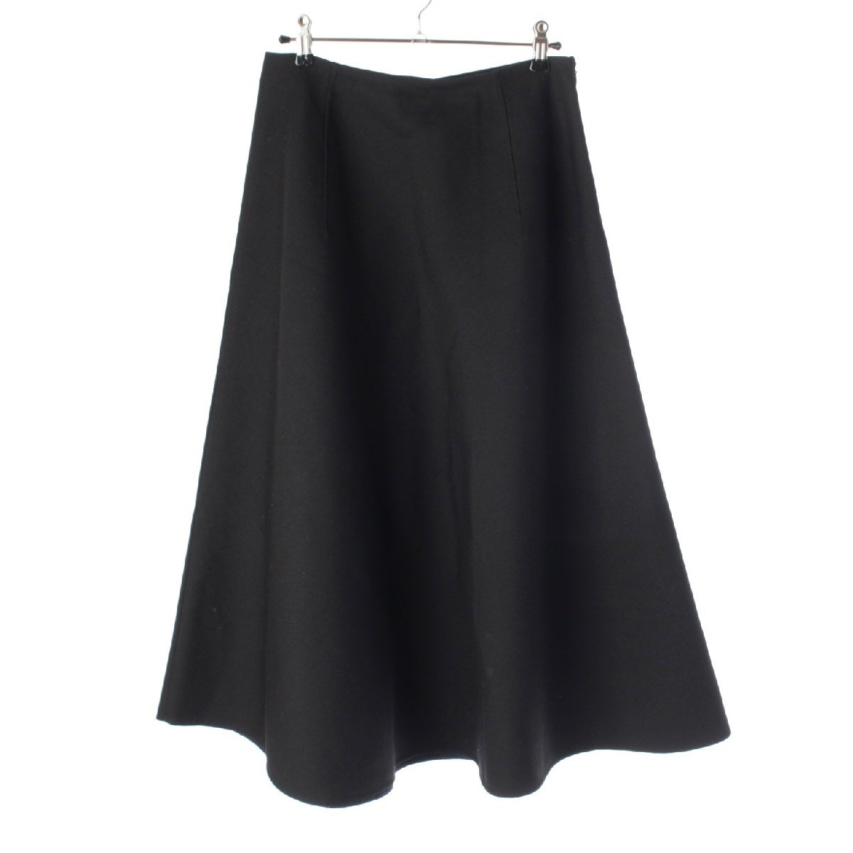 Conte wool River Side Zip Flare skirt 8524-104-0001 Navy 38
