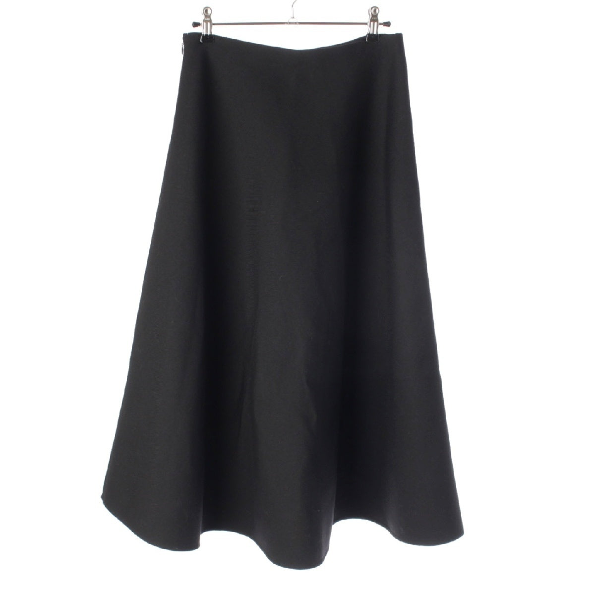 Conte wool River Side Zip Flare skirt 8524-104-0001 Navy 38