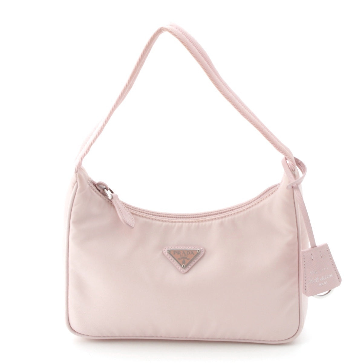 PRADA Nylon Re-Edition 2000 Re-Nylon Logo Mini Handbag 1NE515 pink