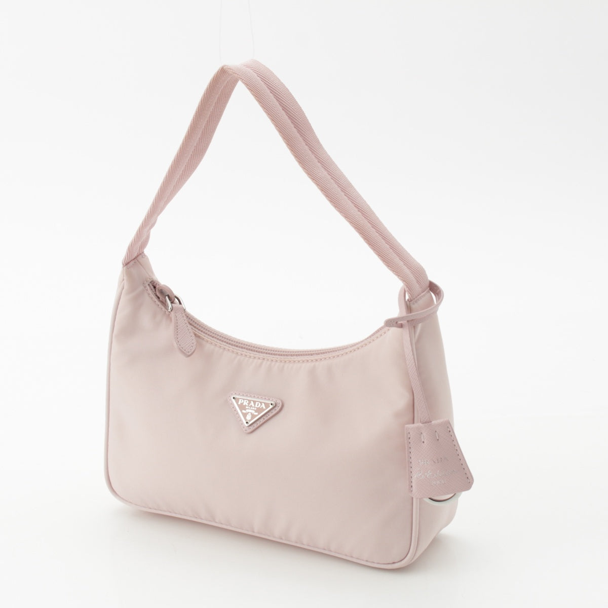 PRADA Nylon Re-Edition 2000 Re-Nylon Logo Mini Handbag 1NE515 pink