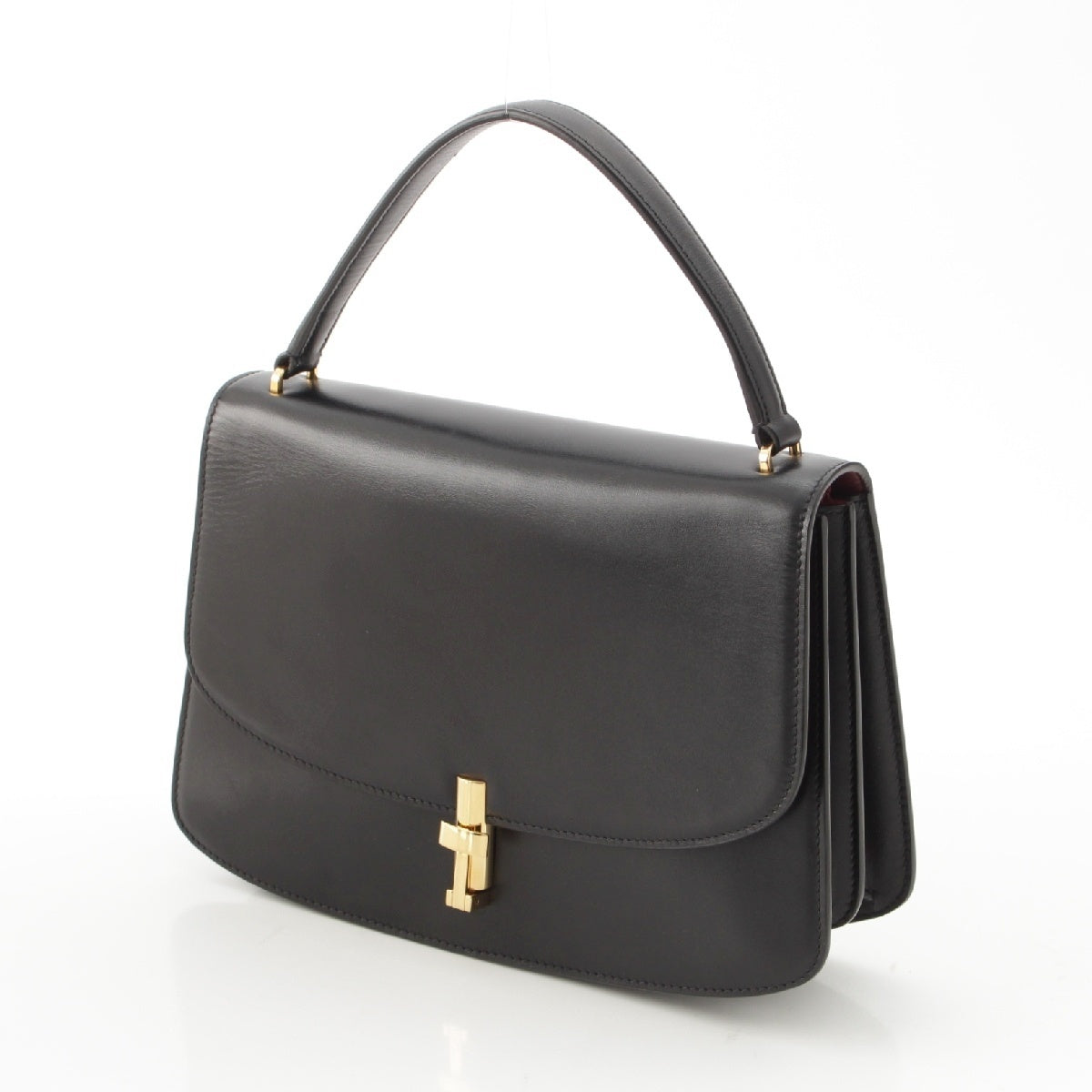 THE ROW Calfskin SOFIA 10.00 Leather Handbag bag W1446 black