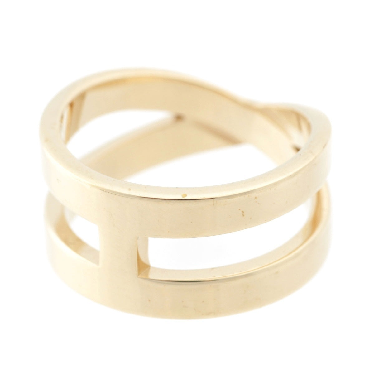 HERMES GP Gold Ryuban Scarf ring Accessories gold