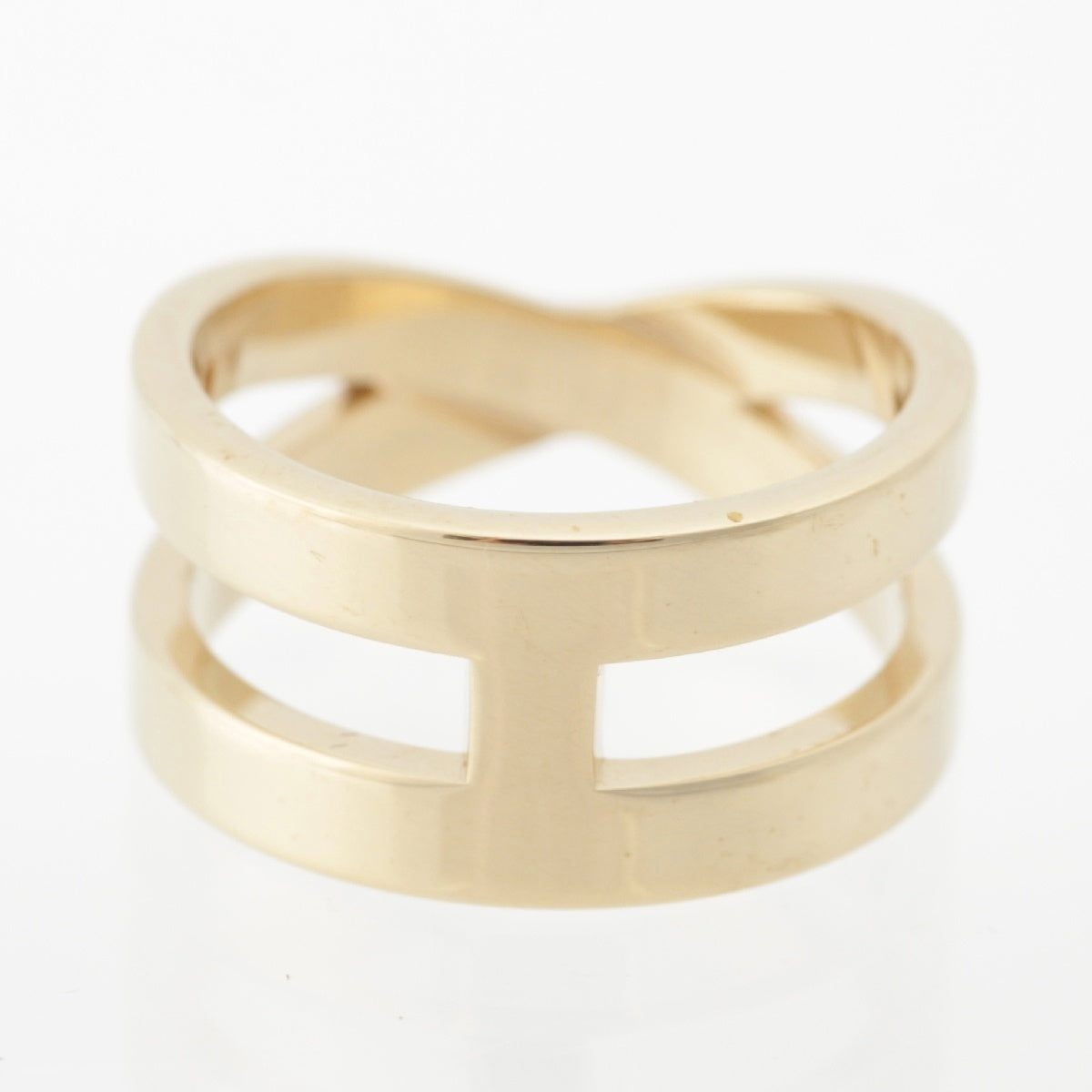 HERMES GP Gold Ryuban Scarf ring Accessories gold