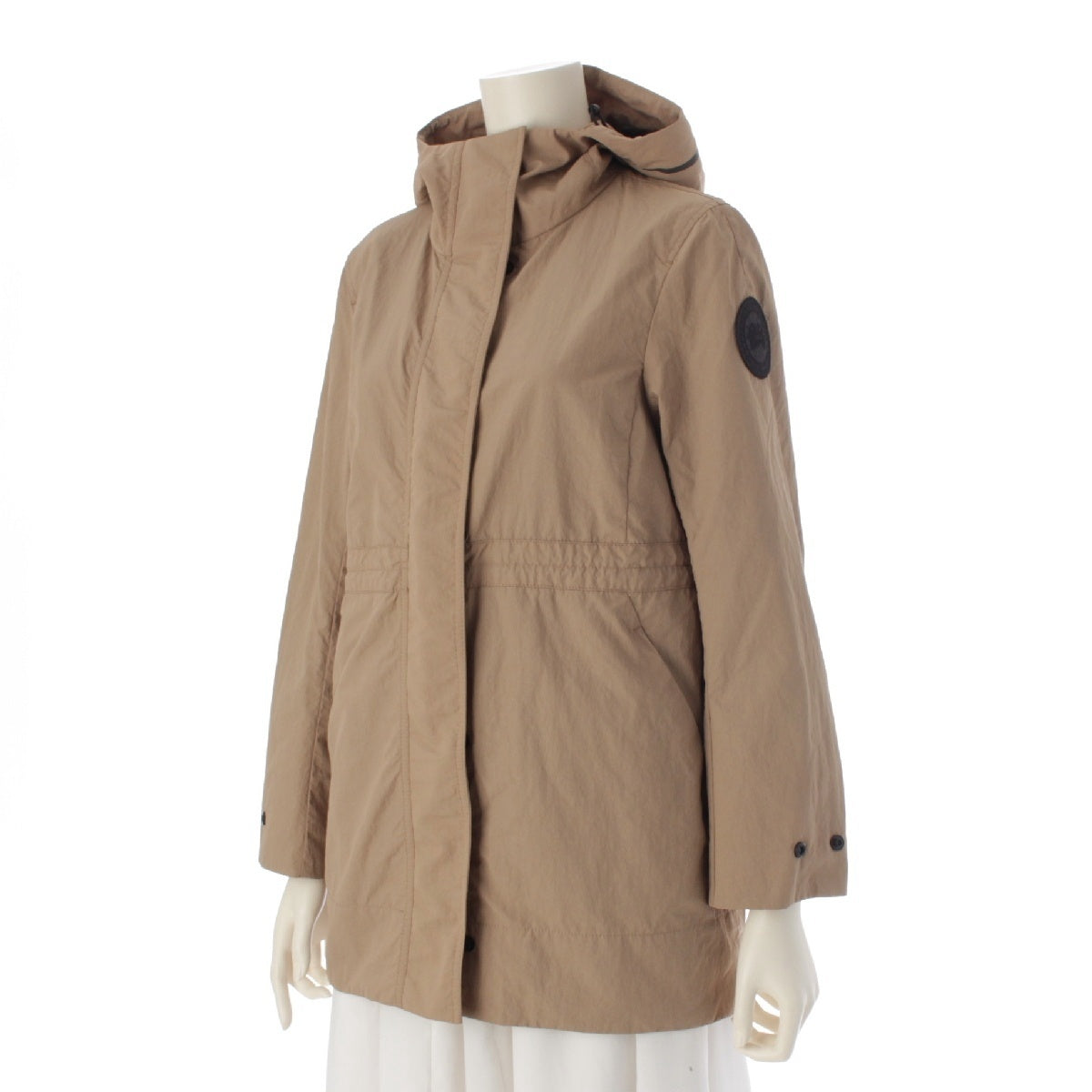 CANADA GOOSE Black label Kendal Jacket Kendal Nylon hood Jacket Blouson outerwear 2428WBJ beige XS