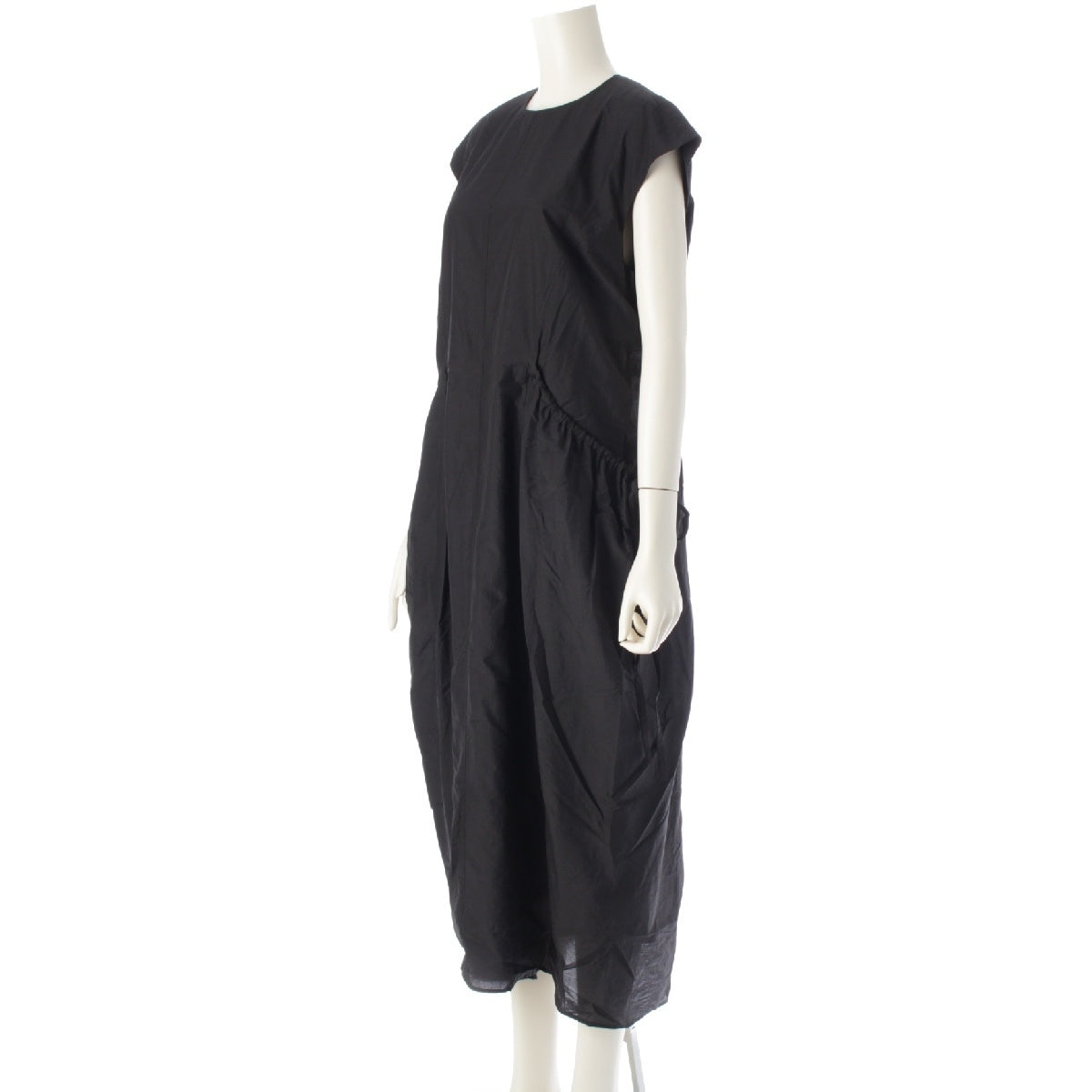 ADORE cotton Taffeta Ribbon Sleeveless one piece dress 531-4140413 black 38