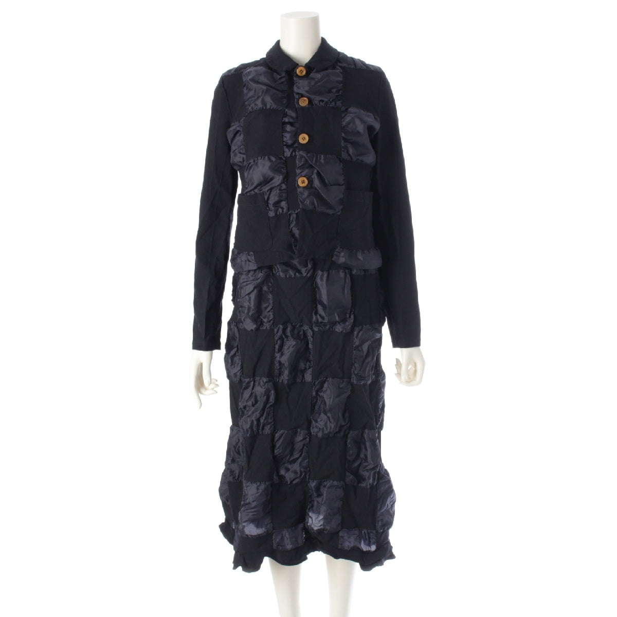 robe de chambre COMME des GARCONS Vintage Cami one piece setup Jacket Ensemble black