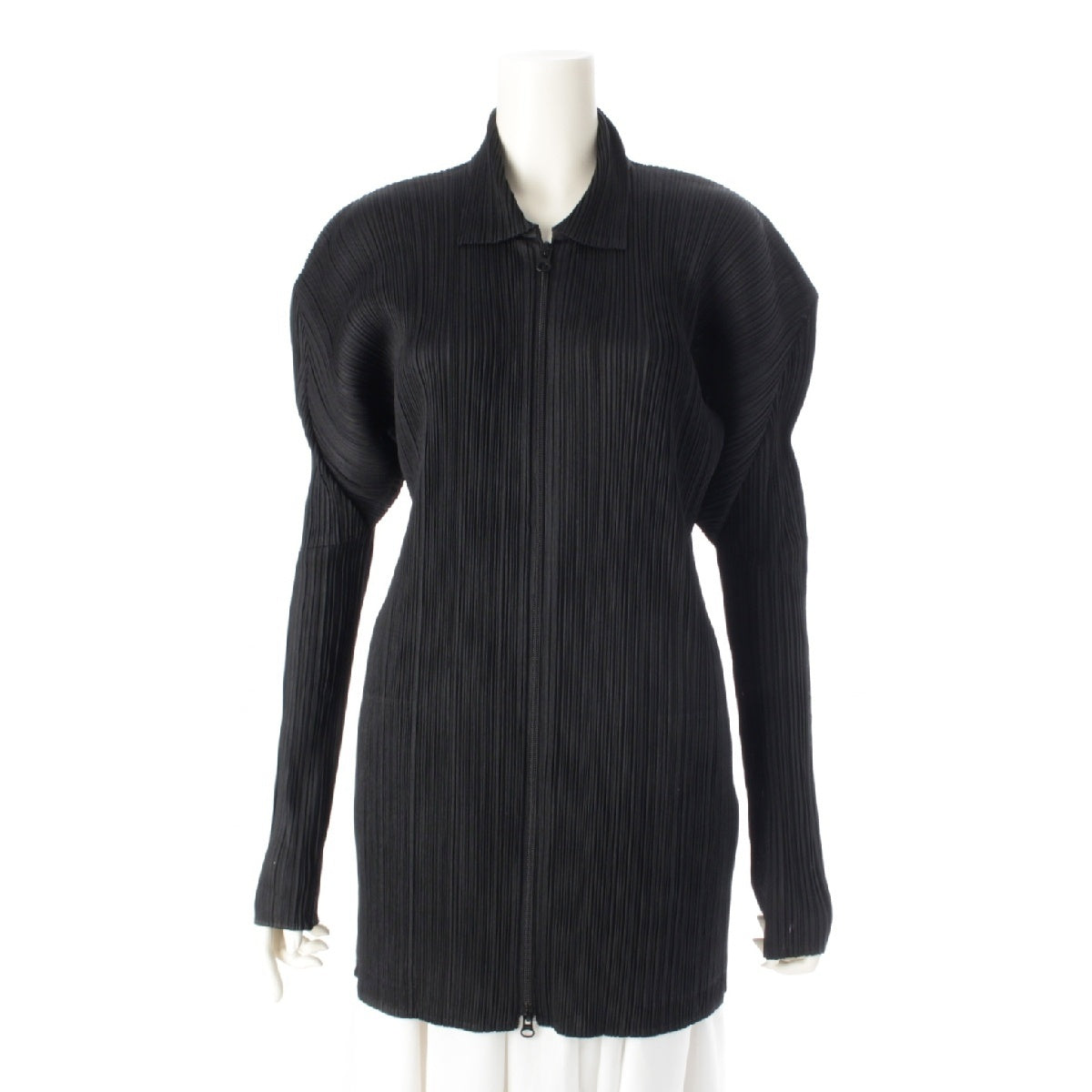 PLEATS PLEASE ISSEY  Zip up Jacket Blouson Tops PP04-JD359 black 4