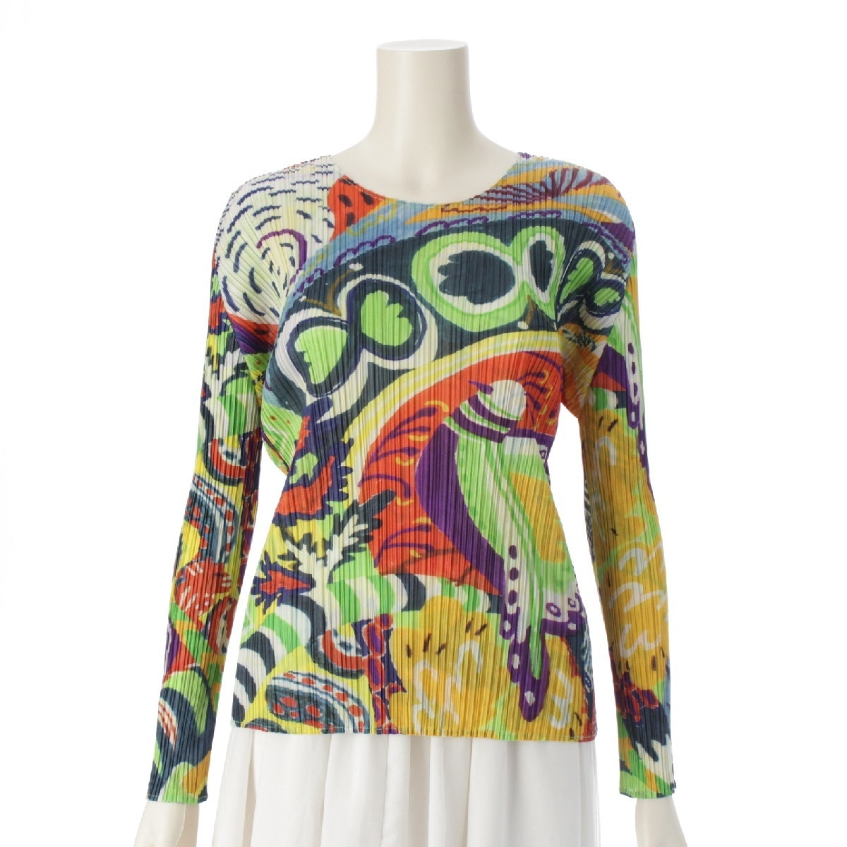 PLEATS PLEASE ISSEY  Abstract Crewneck tops Cut PP33JK691 multicolor 4