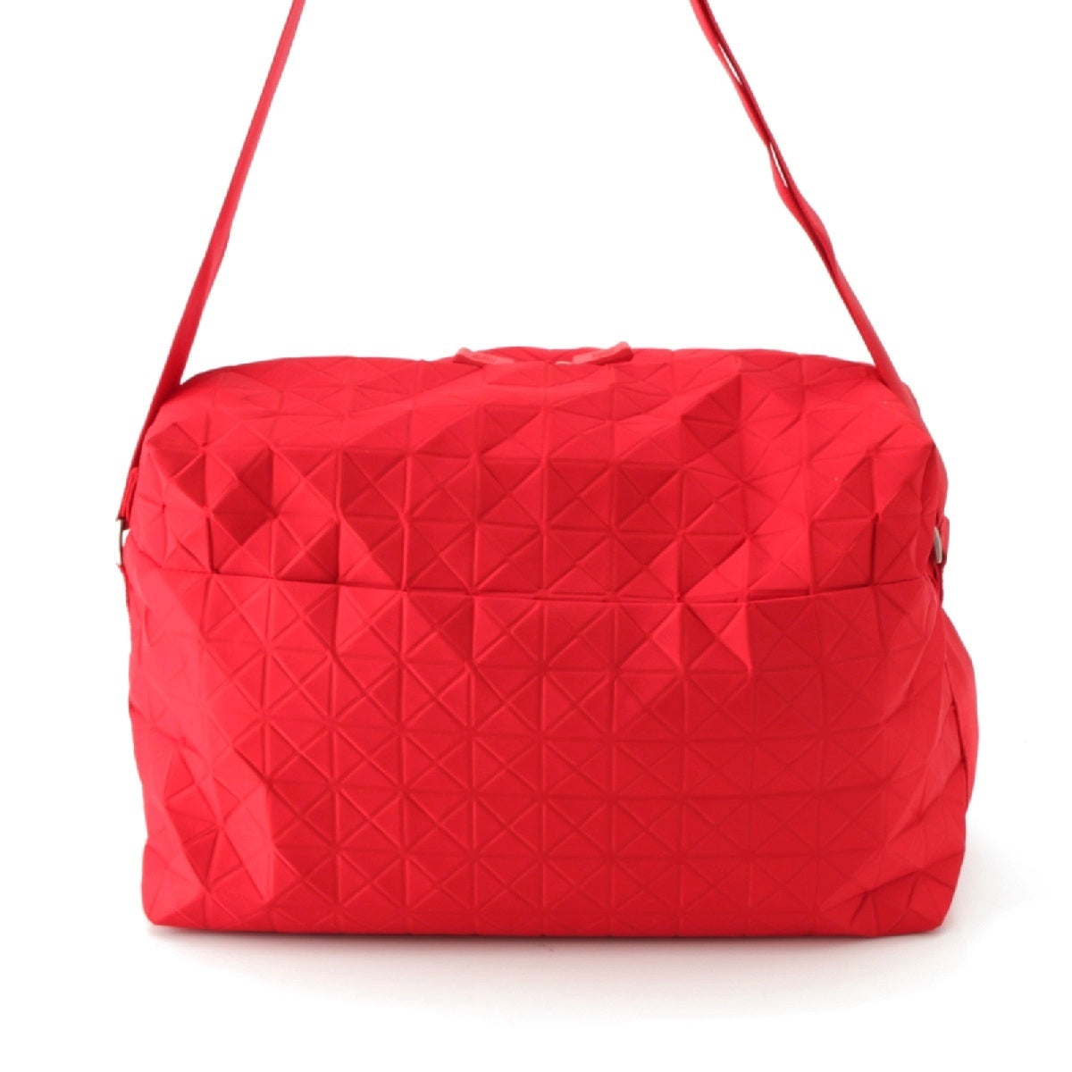 PLEATS PLEASE ISSEY  Triangle Shoulder Bag Cross body PP84-AG595 Red