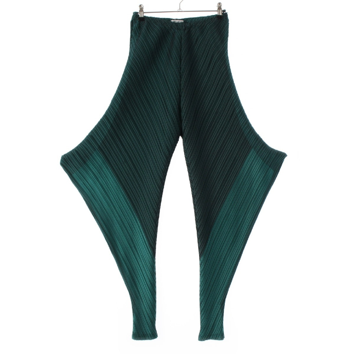ISSEY MIYAKE 3D steam stretch deformation 3D Pants Bottoms IM93FF711 Green Gradient Color 2
