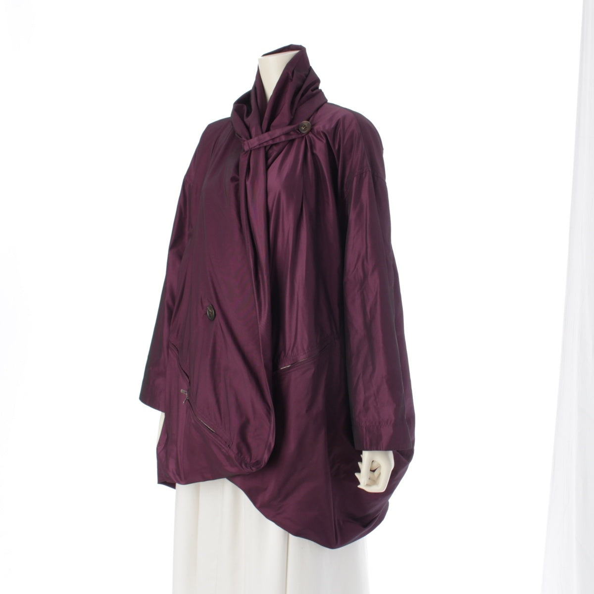 ISSEY MIYAKE archive Double Zipper Variation outer Jackets, blousons, light coats IM13FD559  purple 2