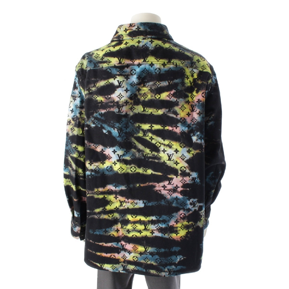 LOUIS VUITTON 21AW Monogram tie-dye Long sleeve shirt Jacket coat outer RM2129 H98 HLA10W multicolor M