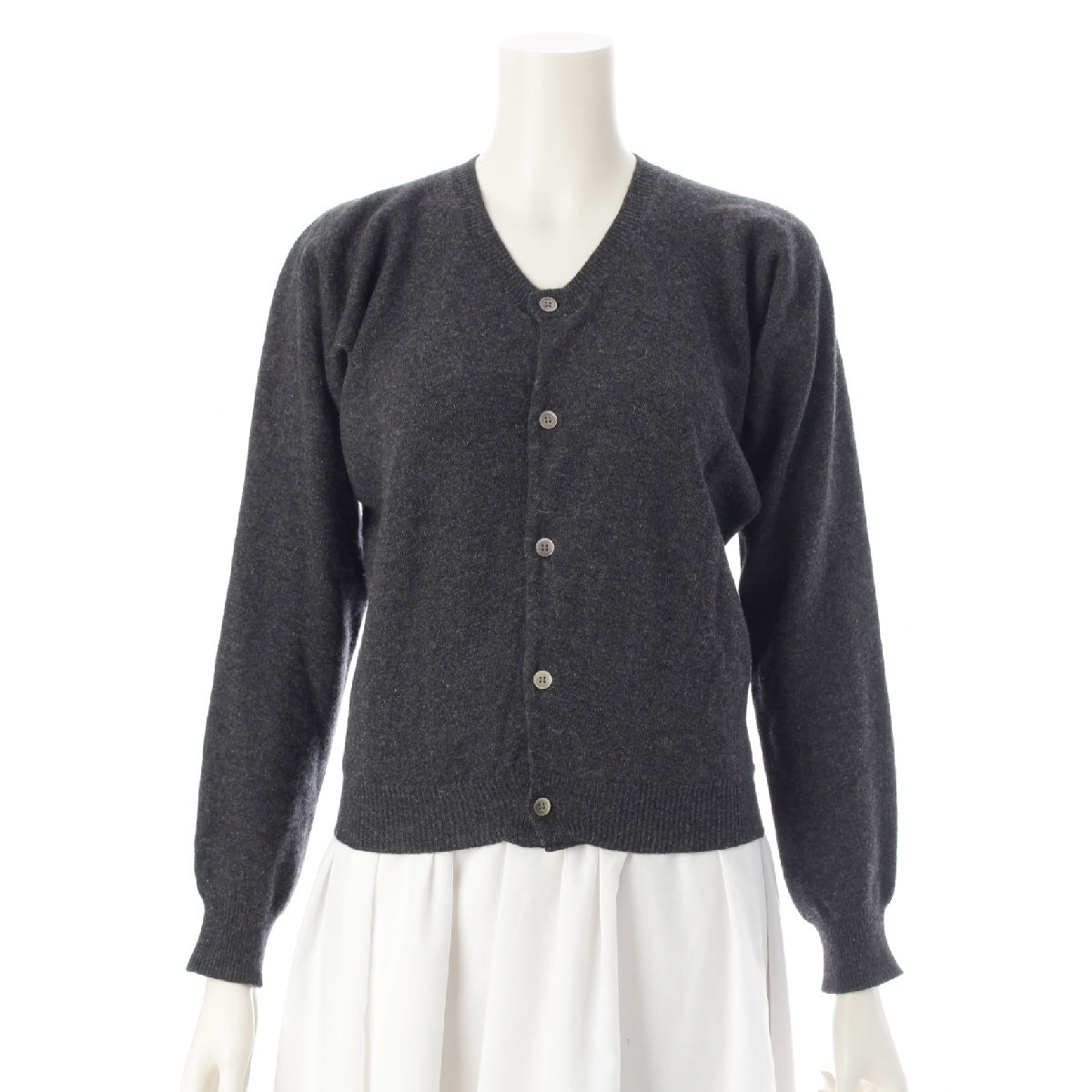 COMME des GARCONS 97AW wool Transformation Design cardigan tops GN-040270 AD1997 gray