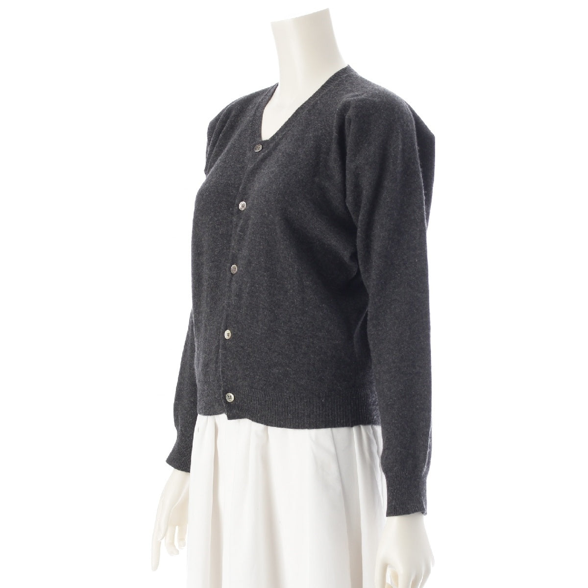 COMME des GARCONS 97AW wool Transformation Design cardigan tops GN-040270 AD1997 gray