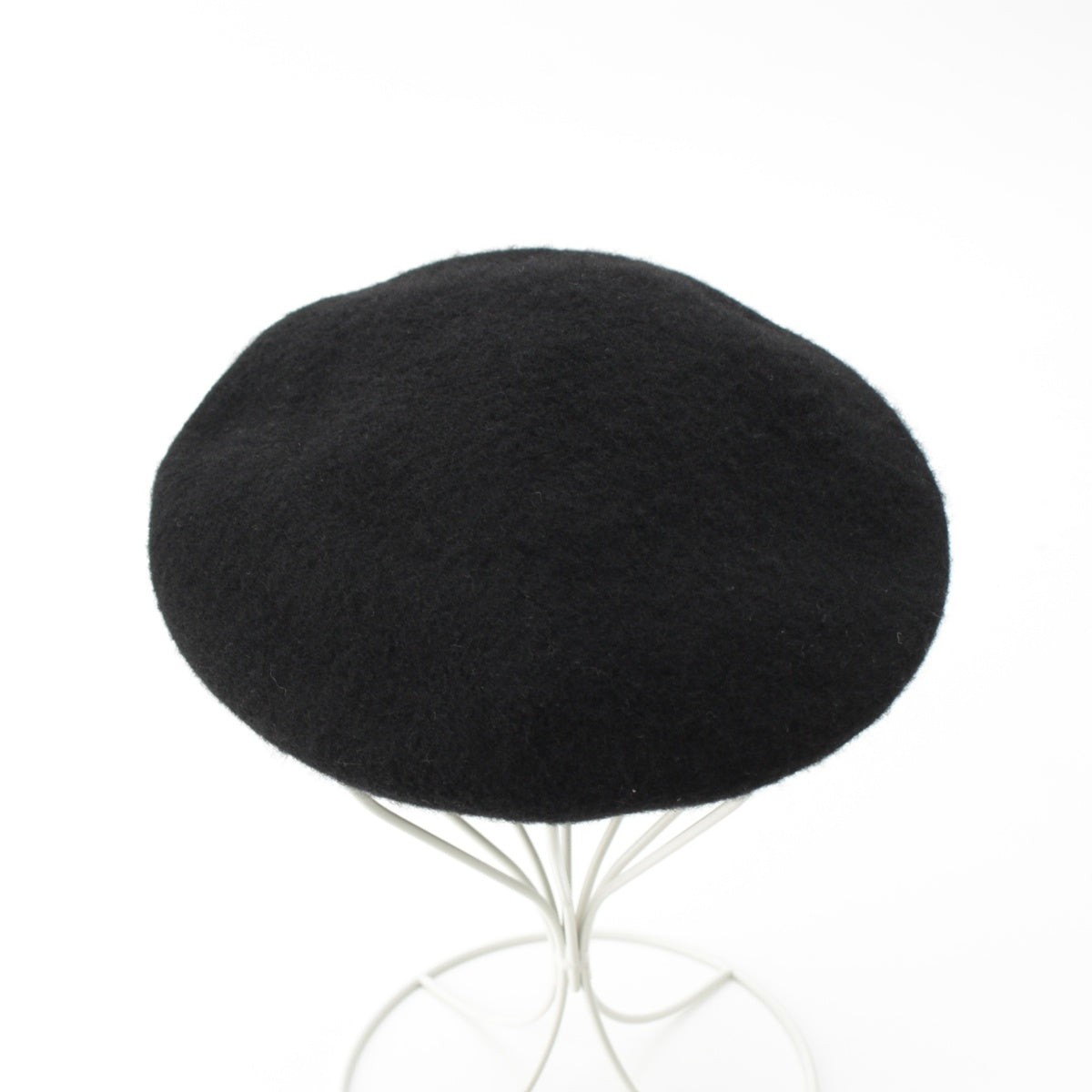 COMME des GARCONS 80S wool vintage hat Beret Cap black